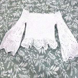 White cropped top from Express size Xsmall never worn